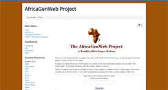 Desktop Screenshot of africagenweb.org